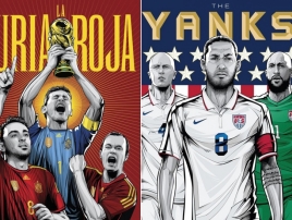 【一周动向】携手 Cristiano Sigueira，ESPN 推出世界杯球队插画版海报