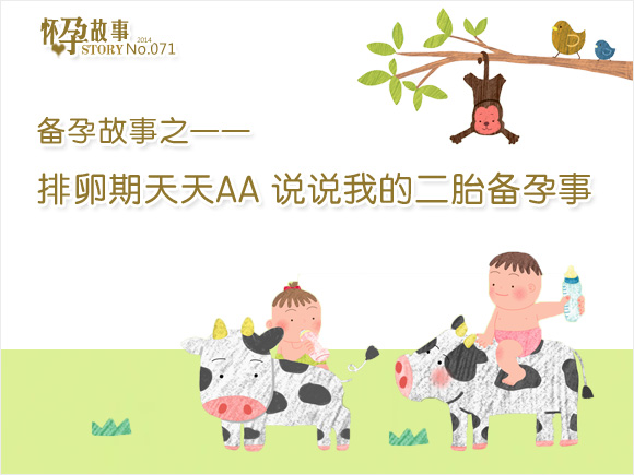 排卵期天天AA 说说二胎备孕事