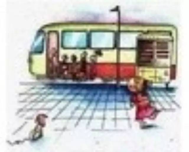 人生就像乘坐一辆公交车，很经典！
